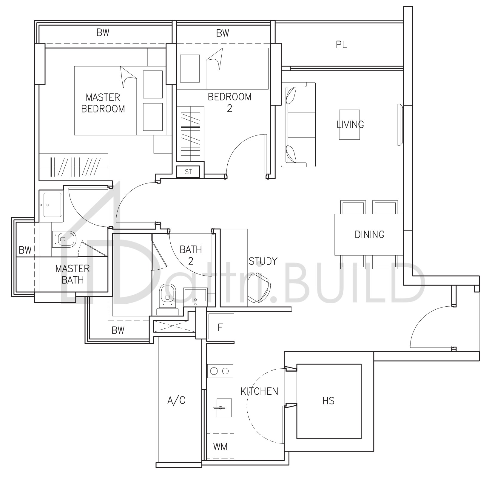 RIVERBAY B1s floorplan (watermarked)