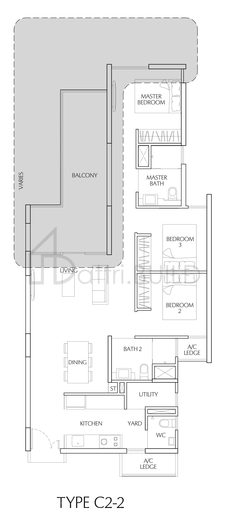 TERRASSE C2-2 floorplan (watermarked)