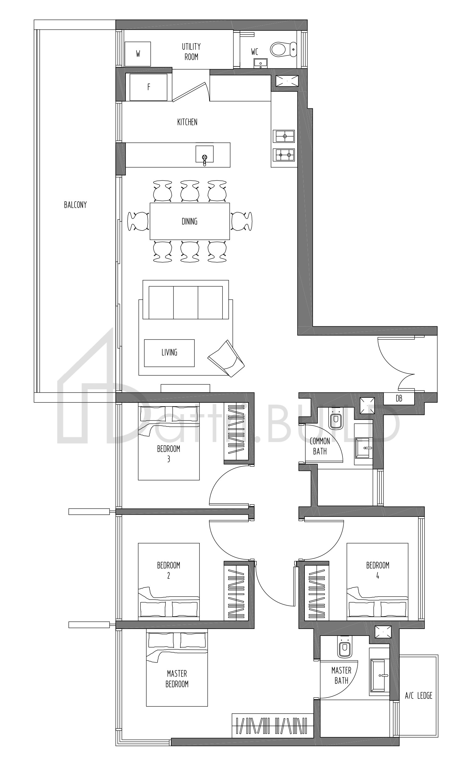 SENNETT RESIDENCE D2 floorplan (watermarked)