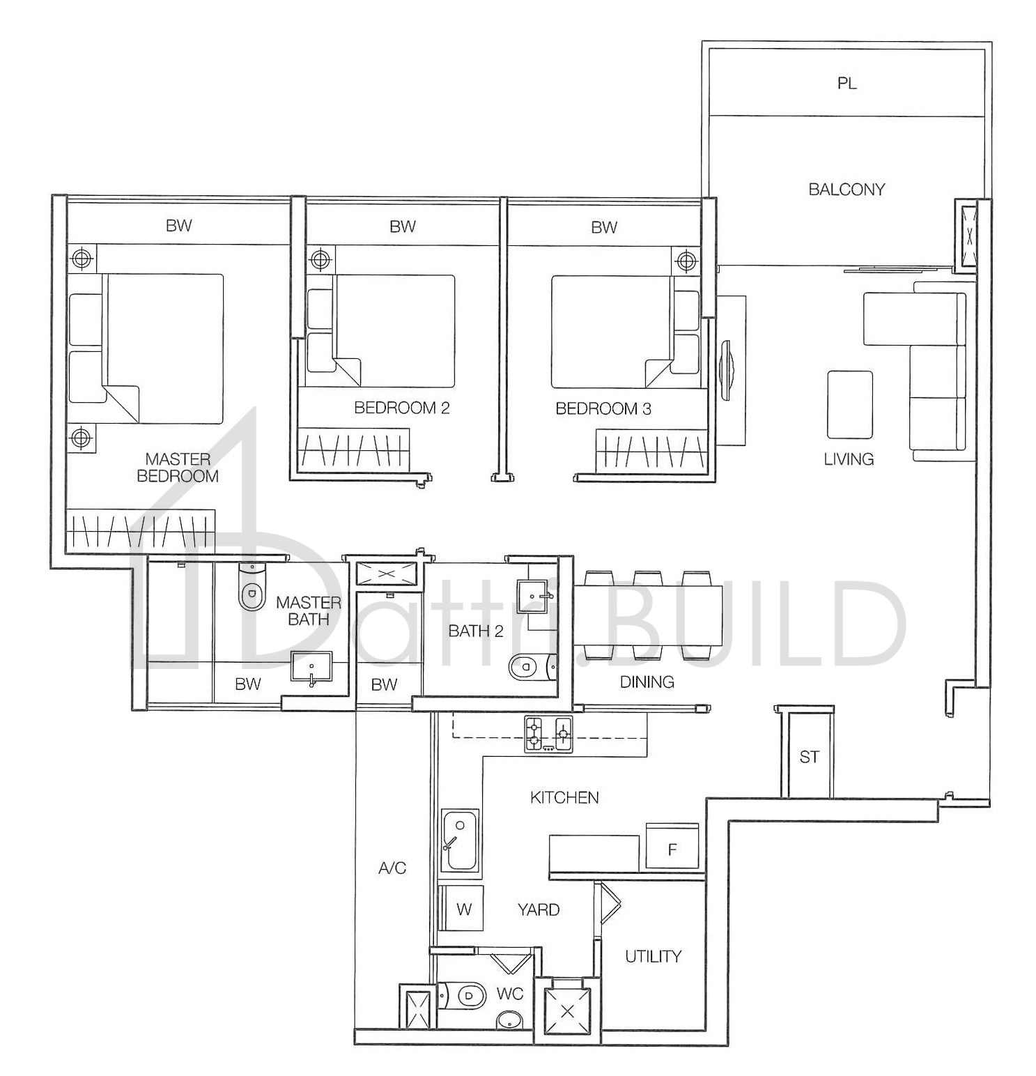 CASPIAN D1 floorplan (watermarked)
