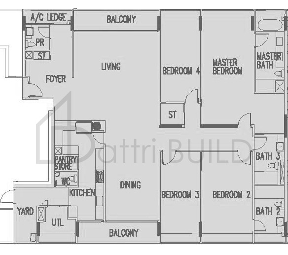 THE INTERLACE F3(293) floorplan (watermarked)