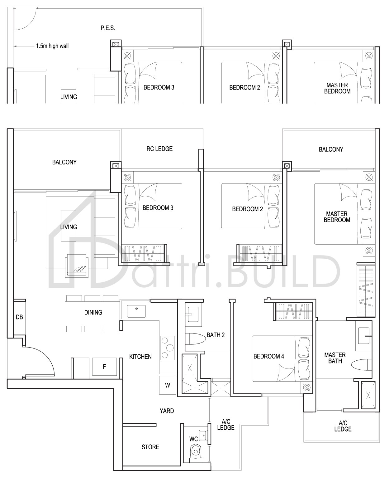INZ RESIDENCE D2p floorplan (watermarked)