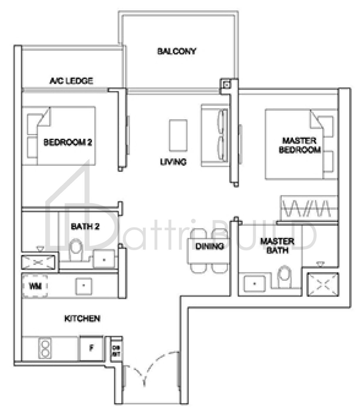 STIRLING RESIDENCES 2BR-P2 floorplan (watermarked)