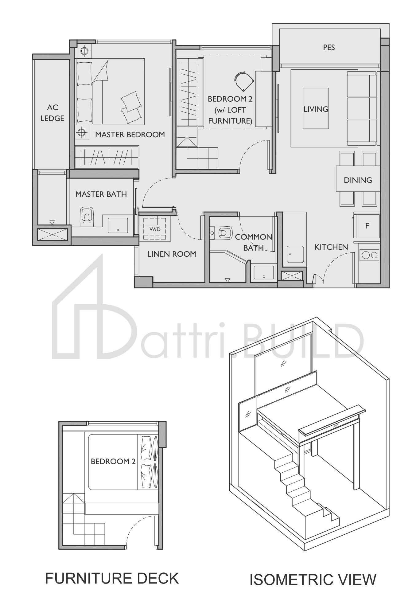 THE ASANA B3G floorplan (watermarked)