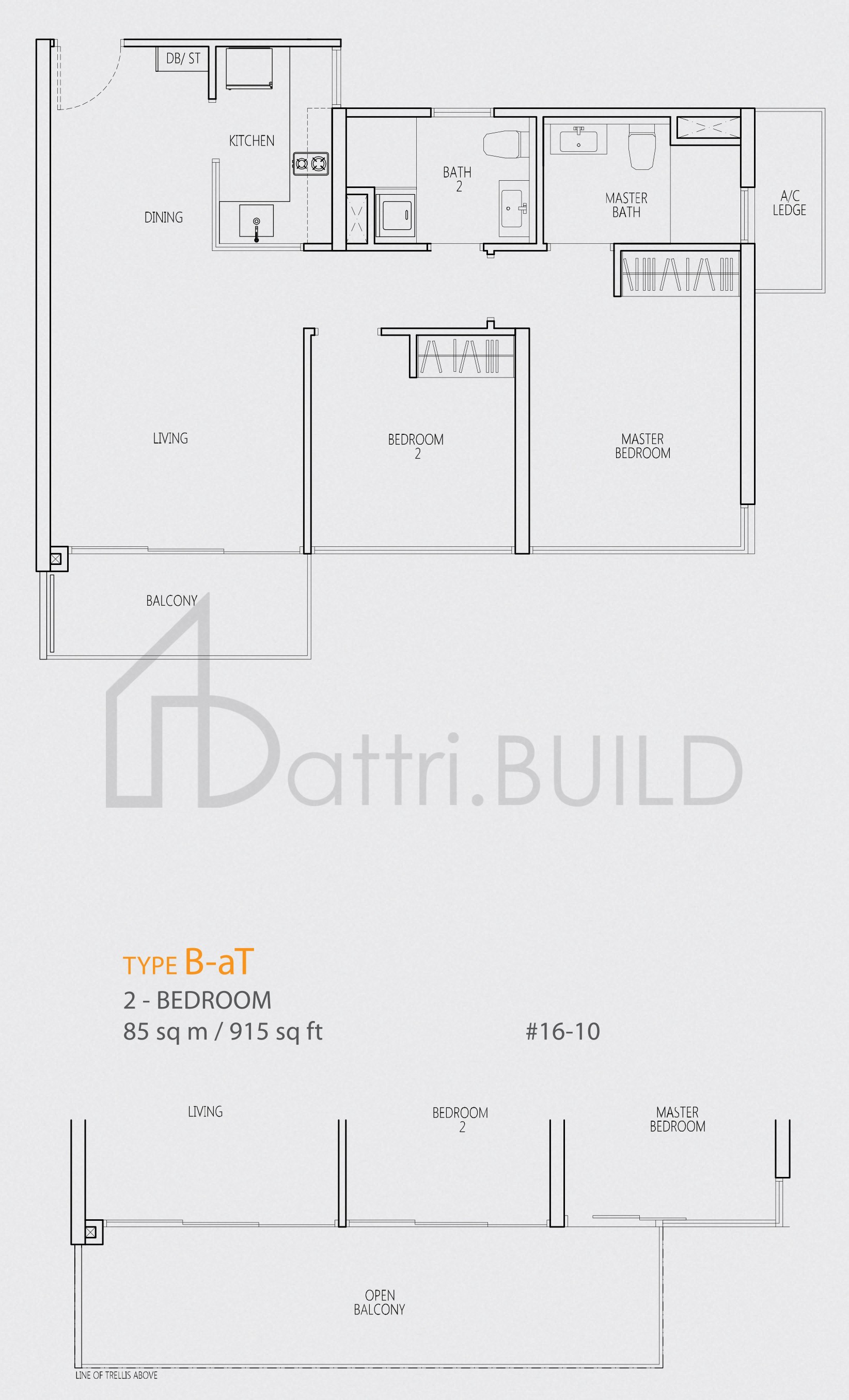 Q BAY RESIDENCES B-aT floorplan (watermarked)