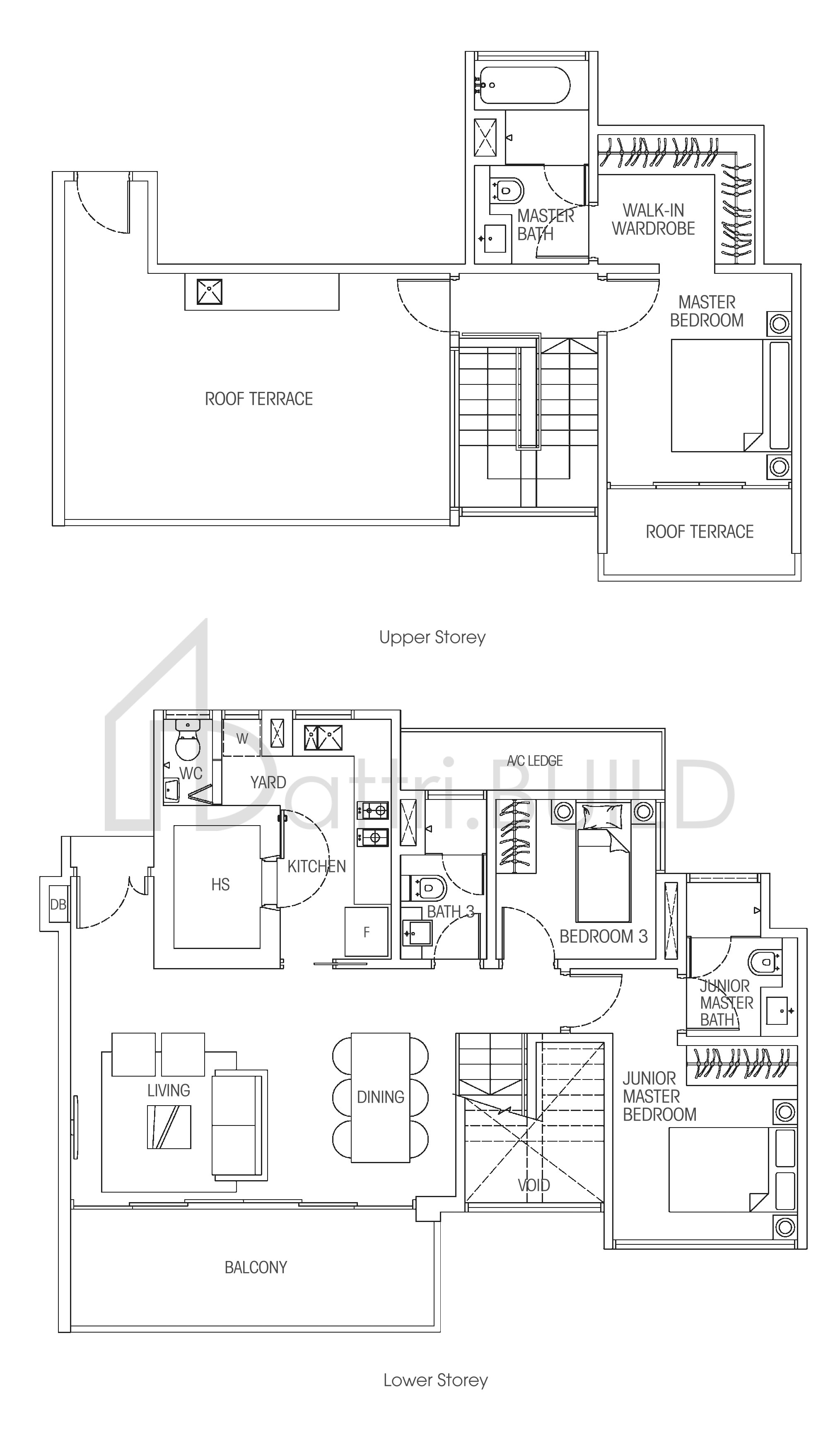 HEDGES PARK CONDOMINIUM 3c-RT floorplan (watermarked)