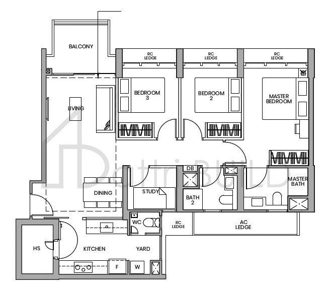 PARC GREENWICH C5C-PH floorplan (watermarked)