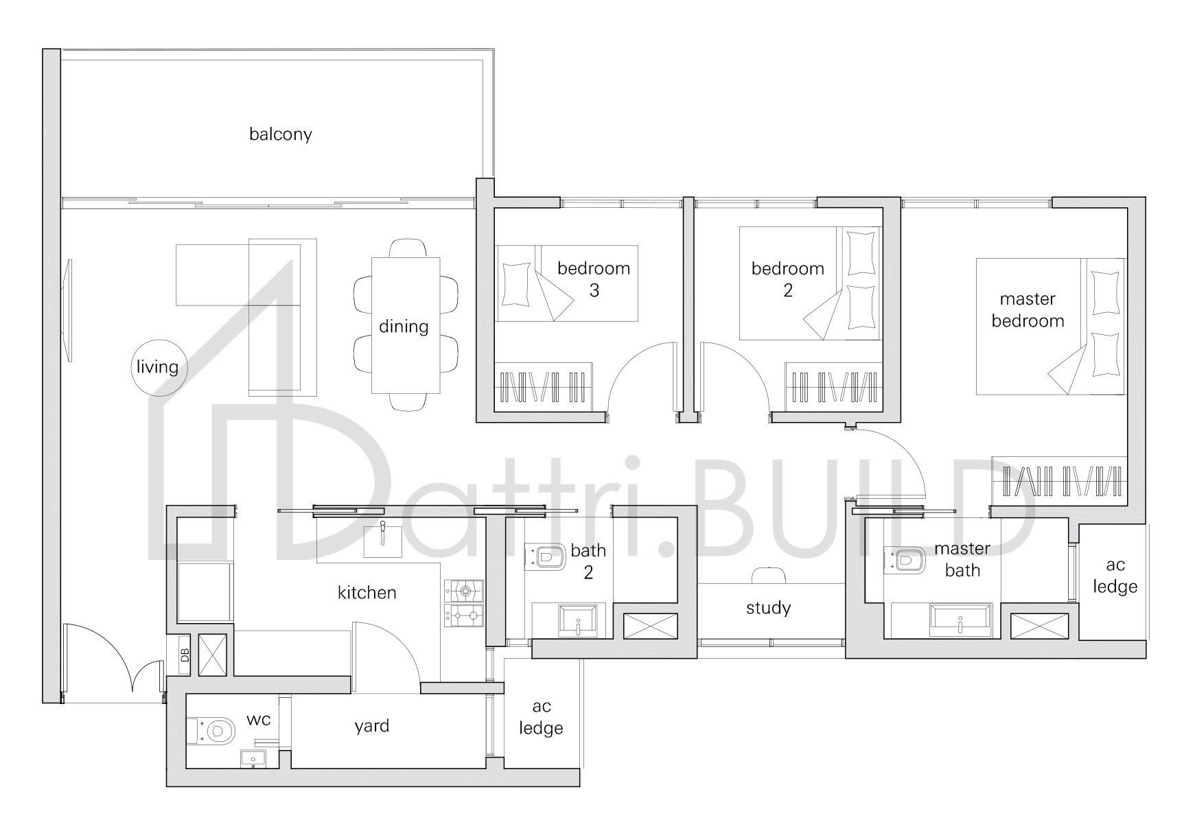 THE PANORAMA 3Sa floorplan (watermarked)