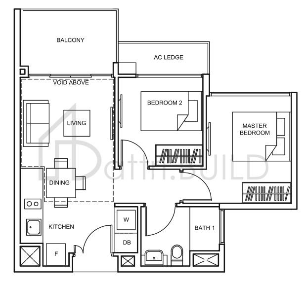 THE GLADES Bc4-L floorplan (watermarked)