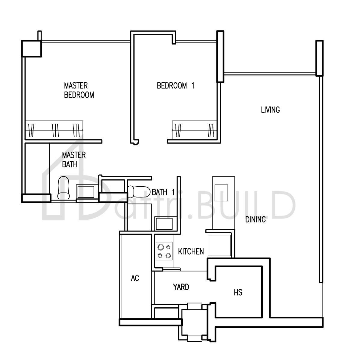 PARC VERA A3 floorplan (watermarked)
