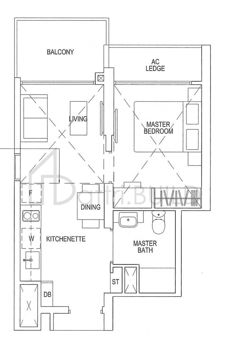 PARC RIVIERA A1-R floorplan (watermarked)
