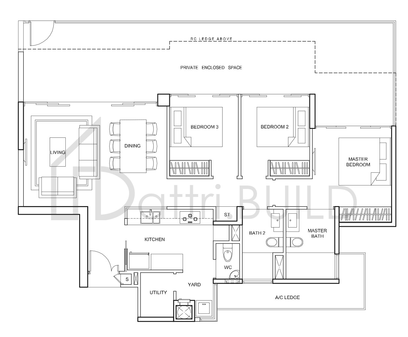 PARC CENTROS C2P1 floorplan (watermarked)
