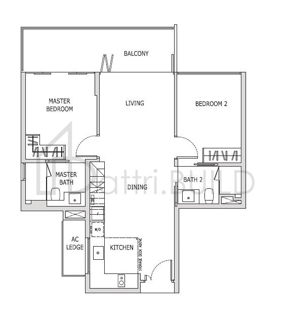 MON JERVOIS B1 floorplan (watermarked)
