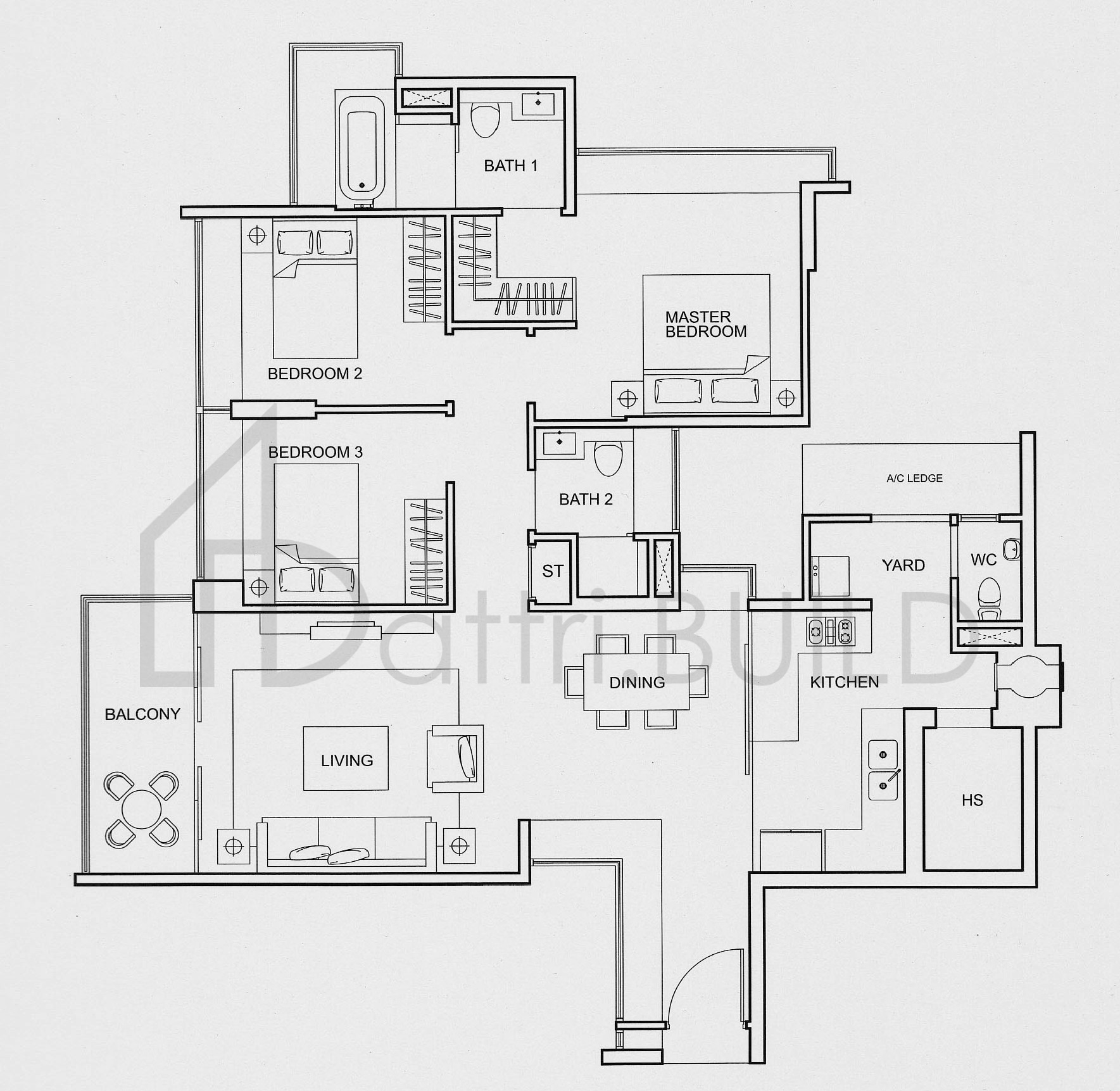 ONE AMBER C4 floorplan (watermarked)