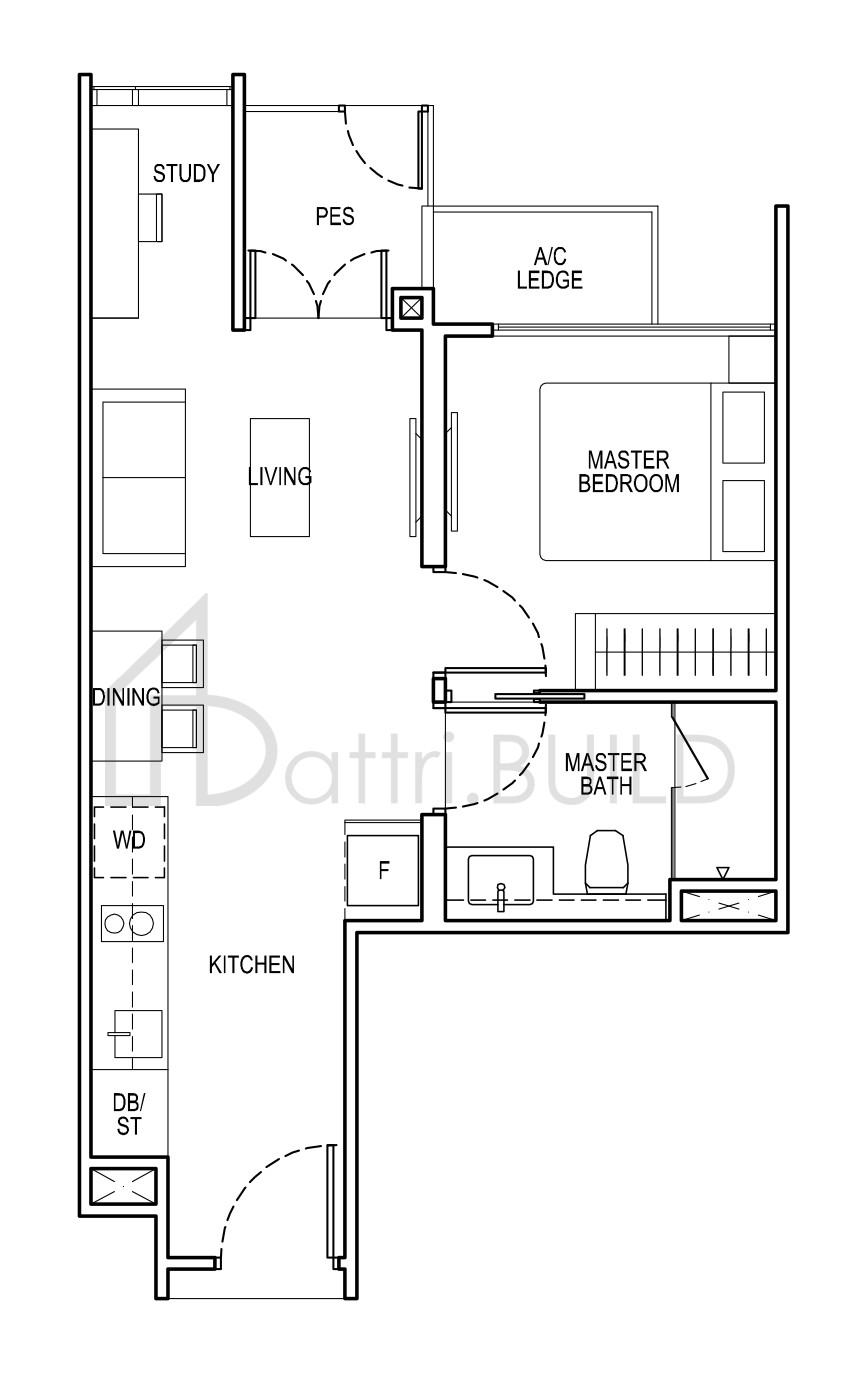 THE TAPESTRY A3S(p) floorplan (watermarked)
