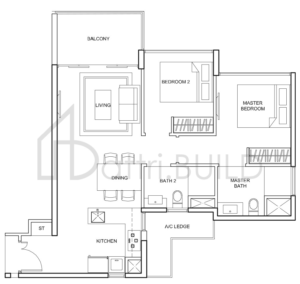 PARC CENTROS B2 floorplan (watermarked)