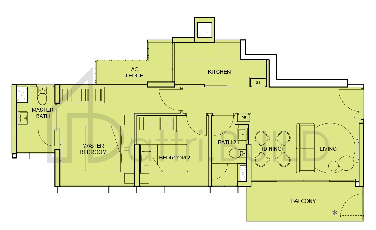 THE TEMBUSU B5 floorplan (watermarked)