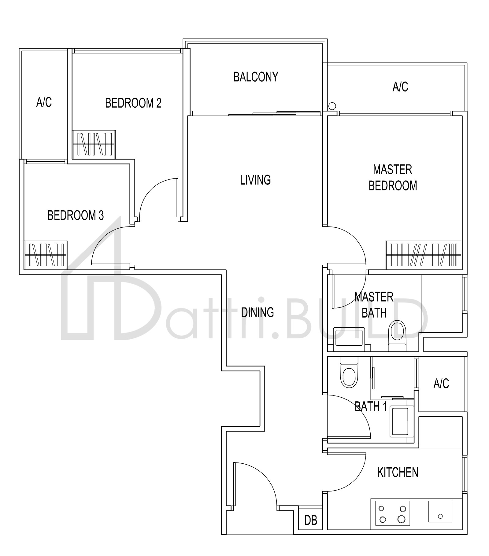 JADE RESIDENCES B2a floorplan (watermarked)