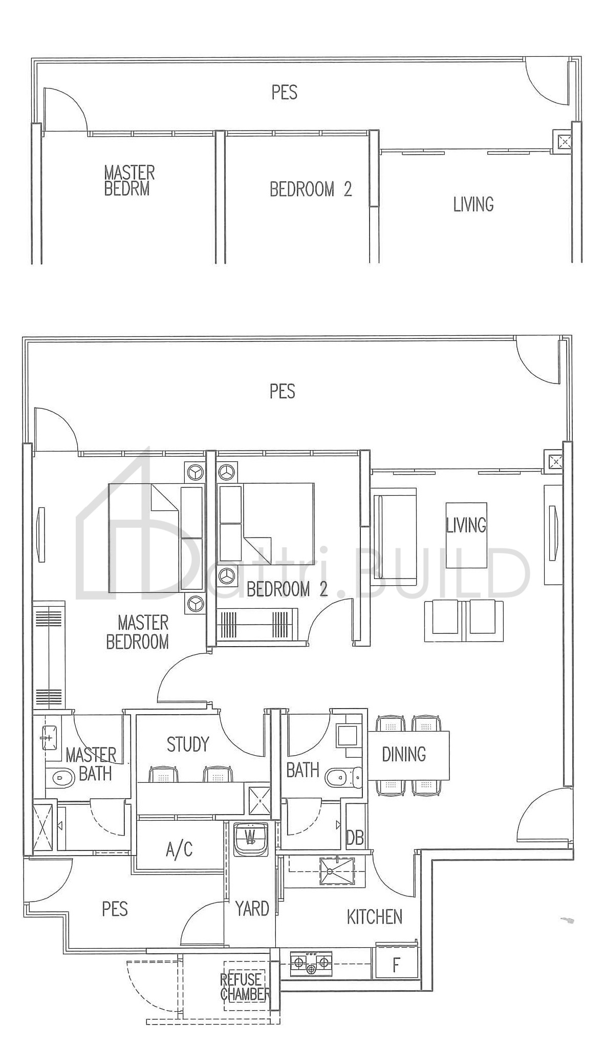 MY MANHATTAN B4-G2 floorplan (watermarked)
