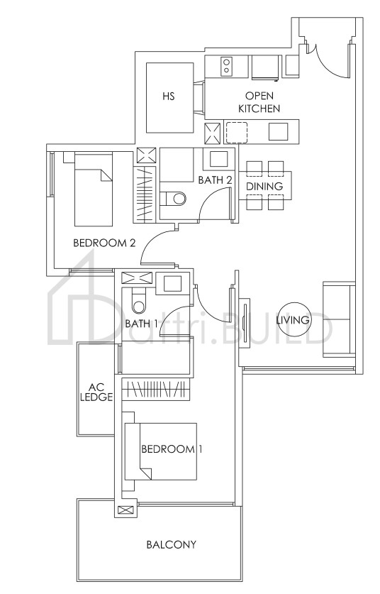 BEDOK RESIDENCES B8 floorplan (watermarked)