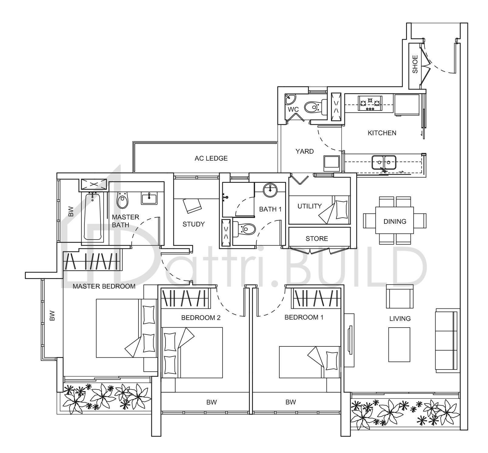 LIVIA D1a floorplan (watermarked)