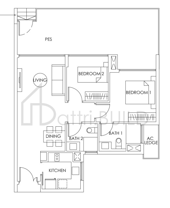 BEDOK RESIDENCES B3h (P) floorplan (watermarked)