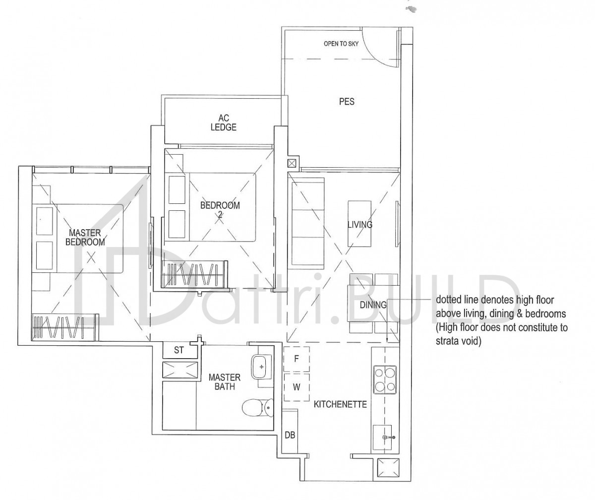 PARC RIVIERA B1-P floorplan (watermarked)