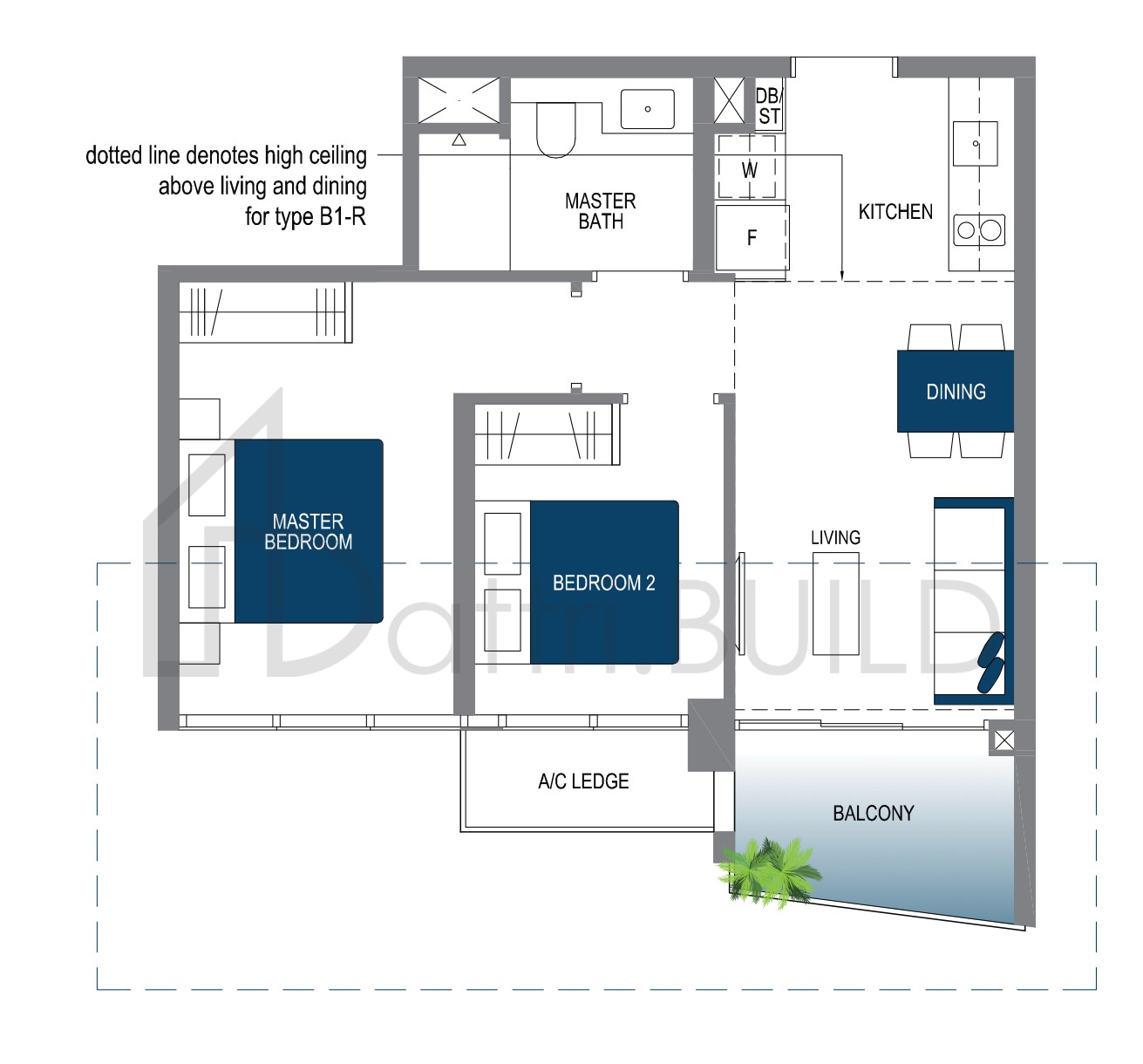 LAKE GRANDE B1 floorplan (watermarked)