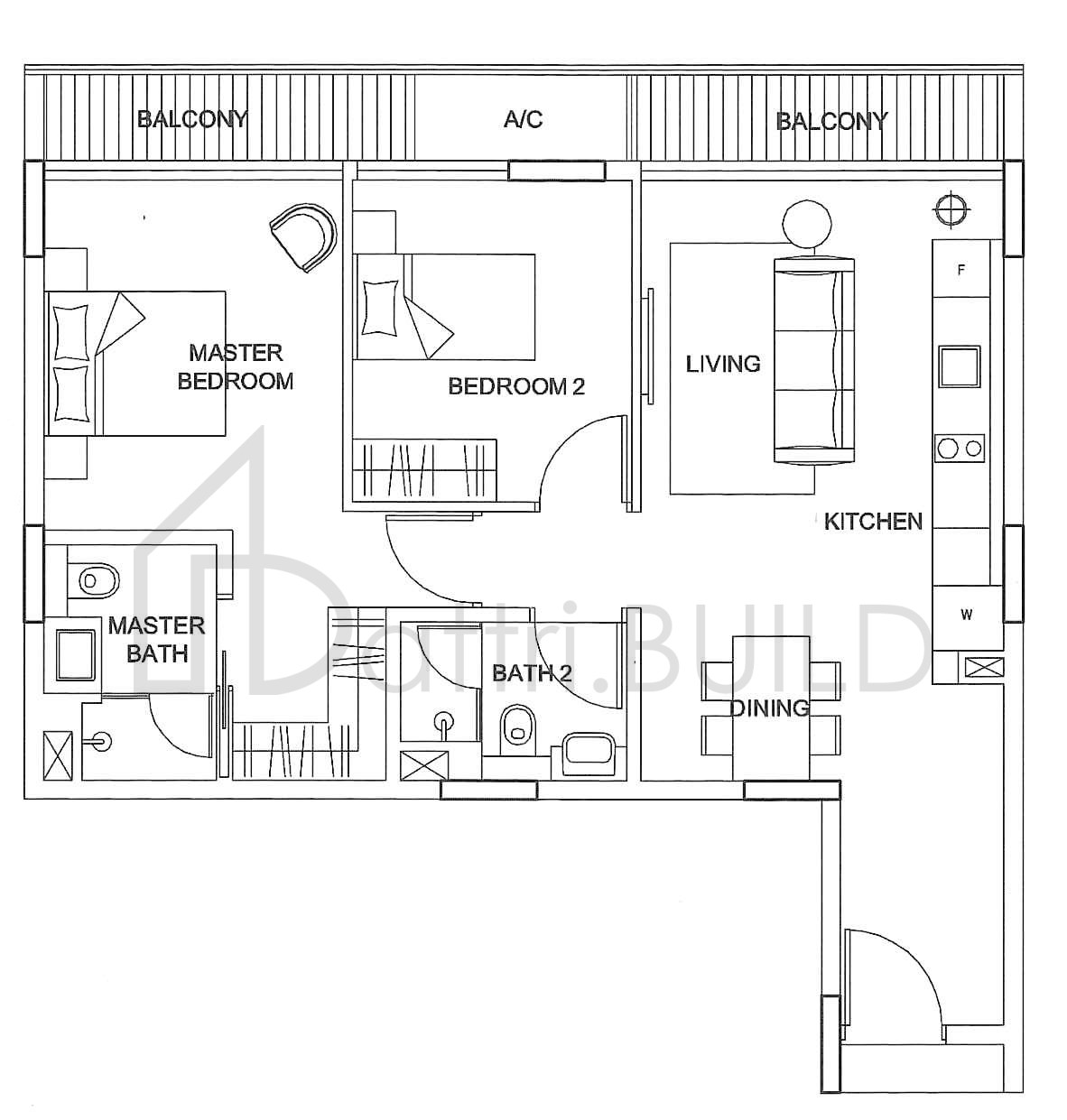 THE BOUTIQ B1 floorplan (watermarked)