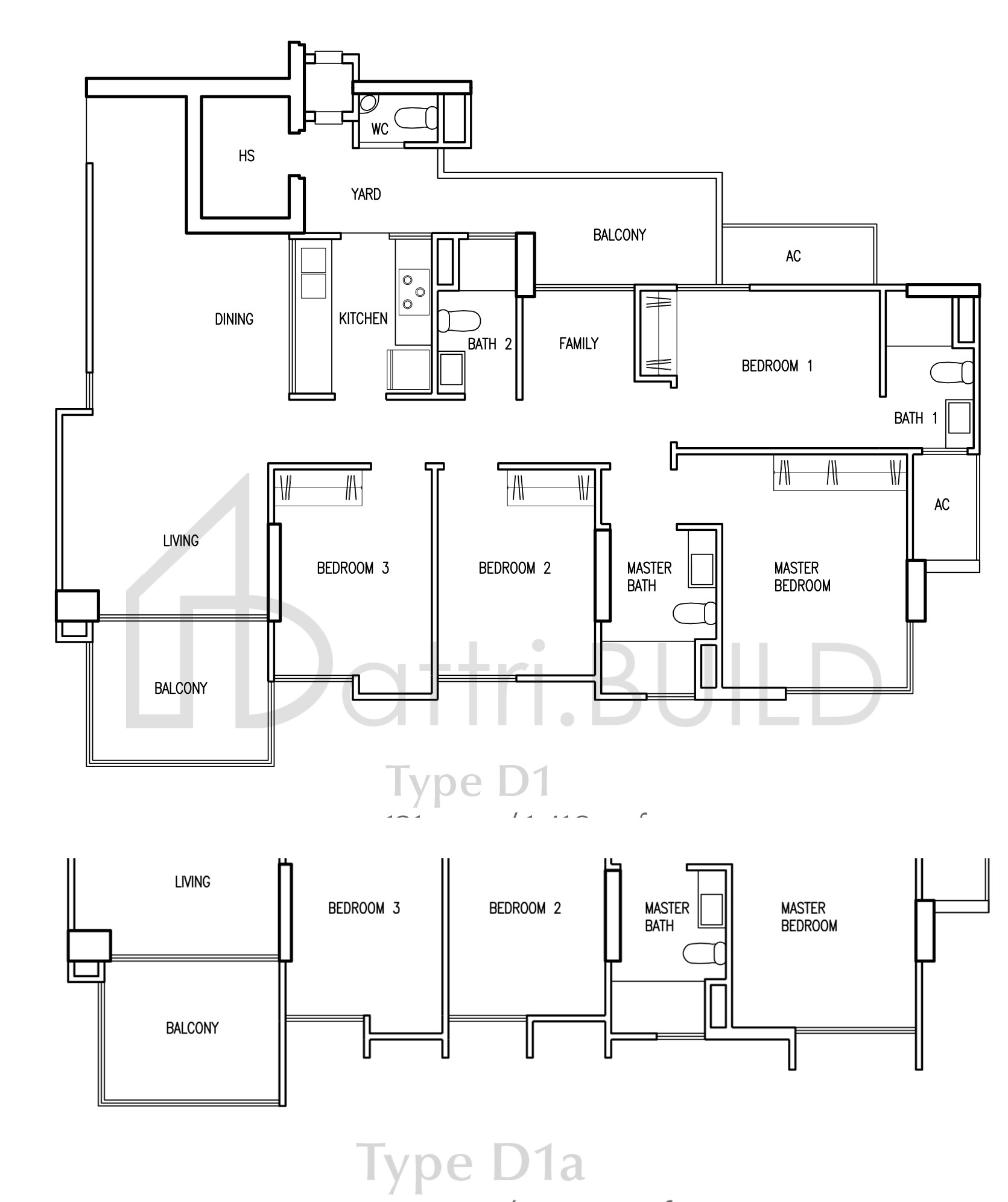 PARC VERA D1a floorplan (watermarked)