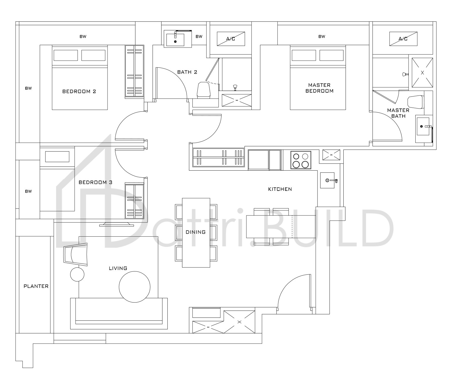 SKYSUITES@ANSON C2 floorplan (watermarked)