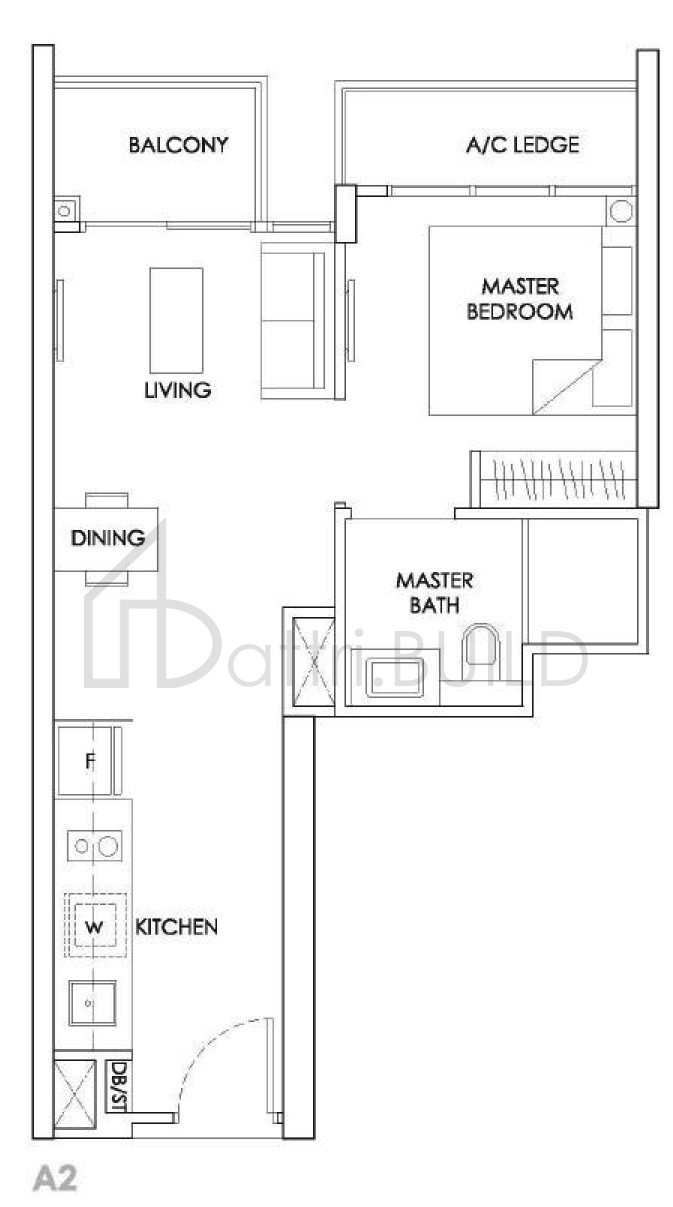 THE ALPS RESIDENCES A2 floorplan (watermarked)