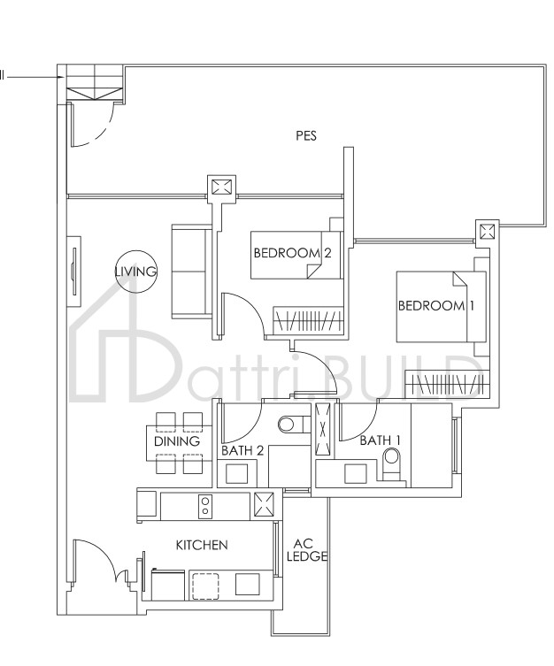 BEDOK RESIDENCES B3c (P) floorplan (watermarked)