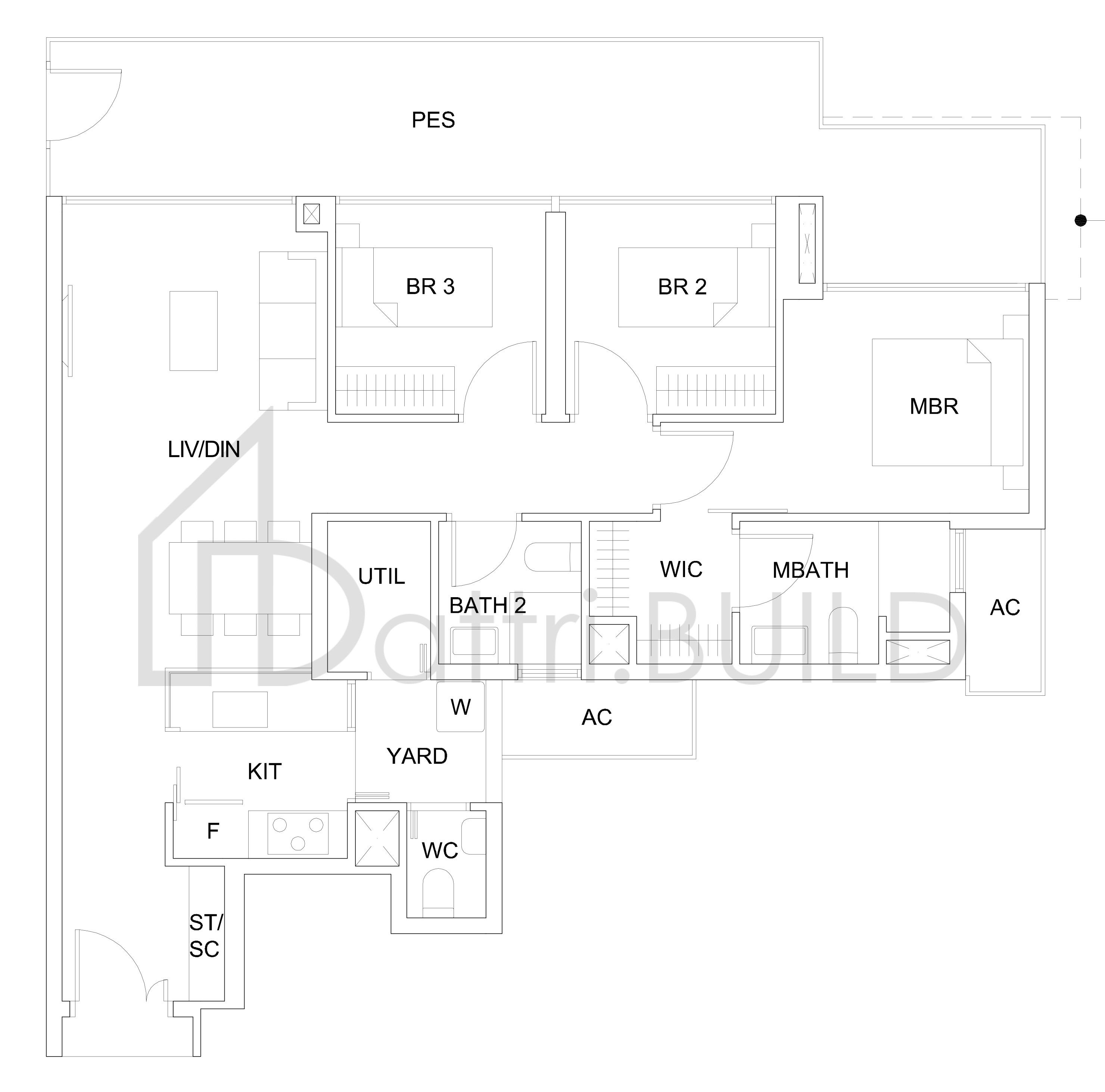 SKY VUE Cb1(P)(M)(3-br) floorplan (watermarked)