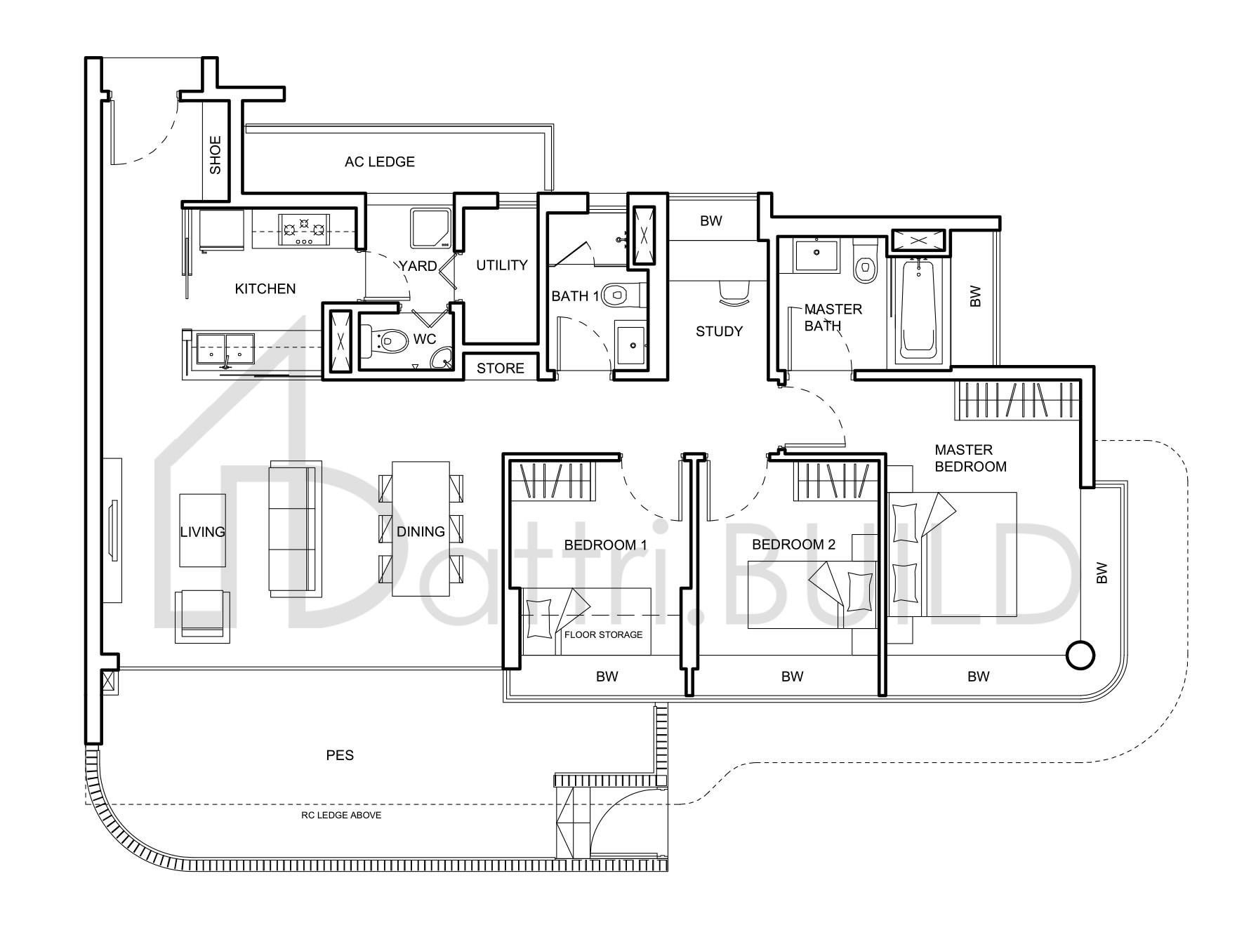 NV RESIDENCES C2c(p) floorplan (watermarked)