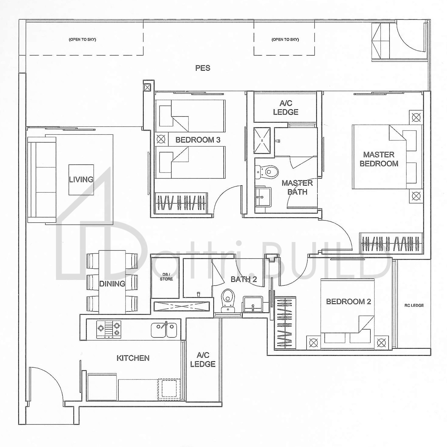 SEA ESTA C2-G floorplan (watermarked)