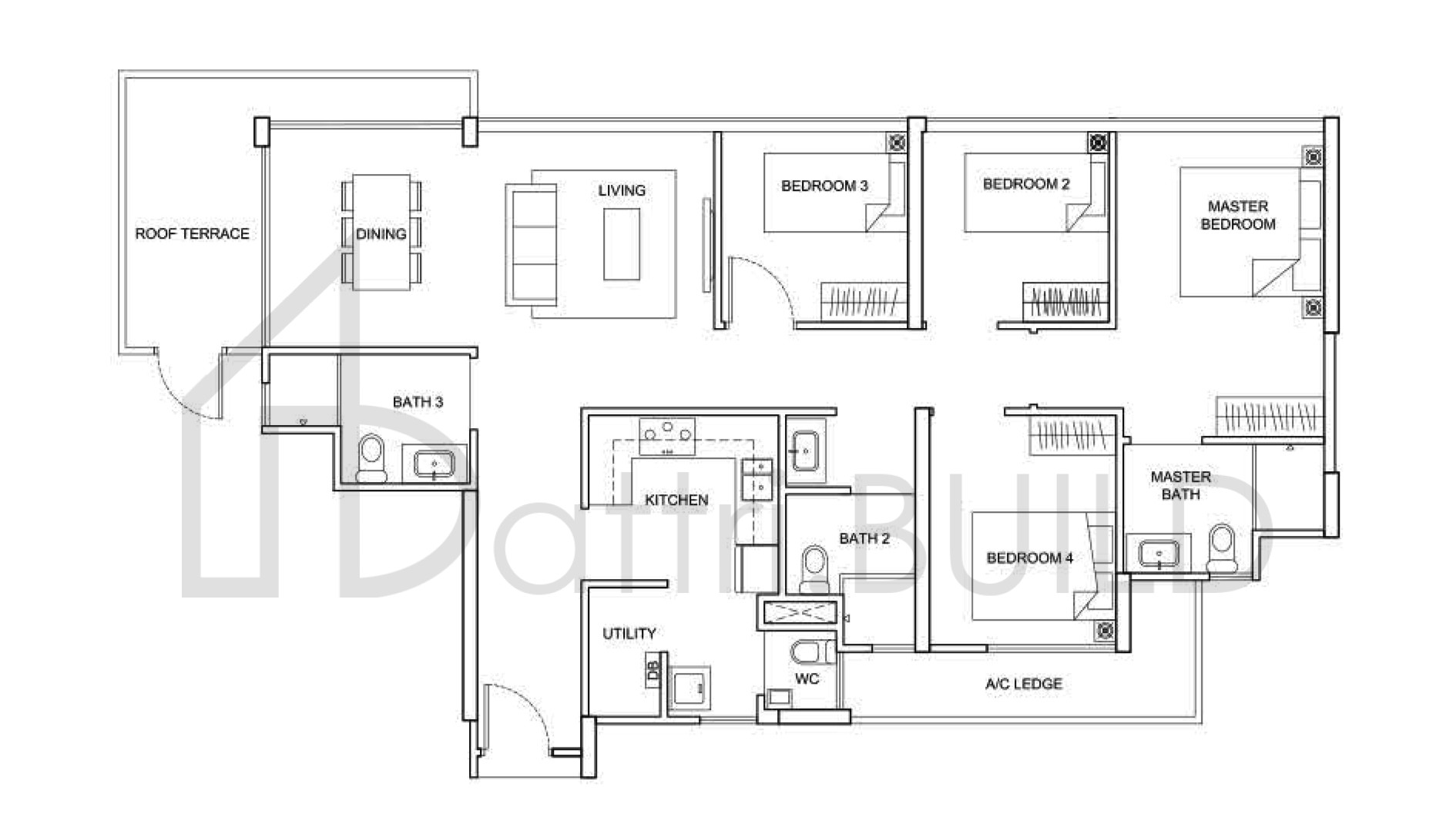 THE SANTORINI PH1 floorplan (watermarked)
