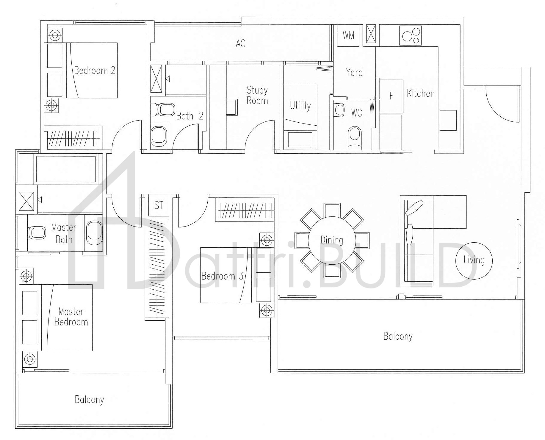 WATERSCAPE AT CAVENAGH C5 floorplan (watermarked)