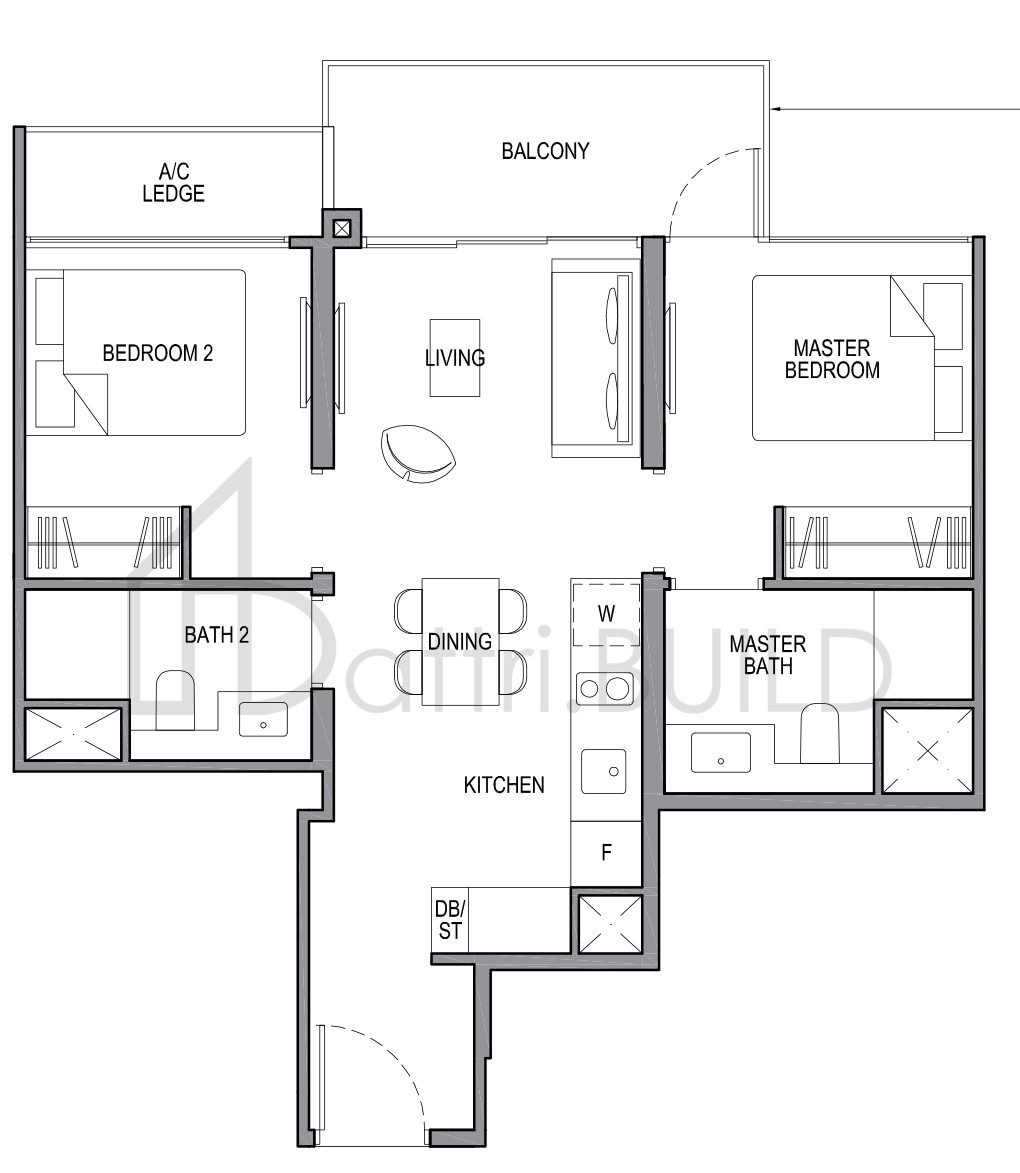 PARK COLONIAL 2D2 floorplan (watermarked)