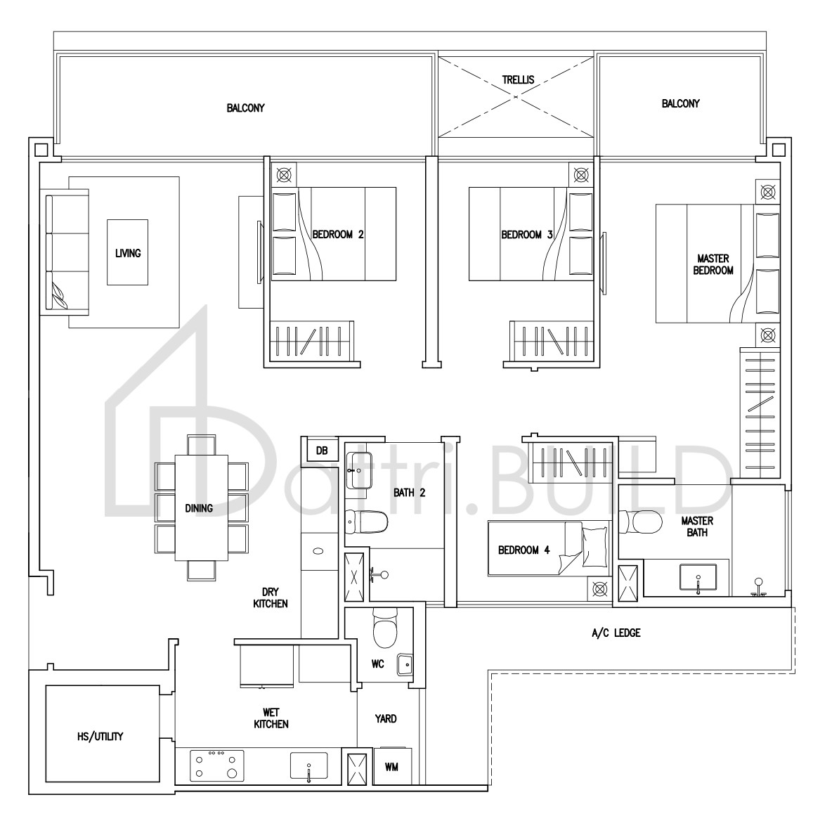 CITYLIFE@TAMPINES D1a floorplan (watermarked)