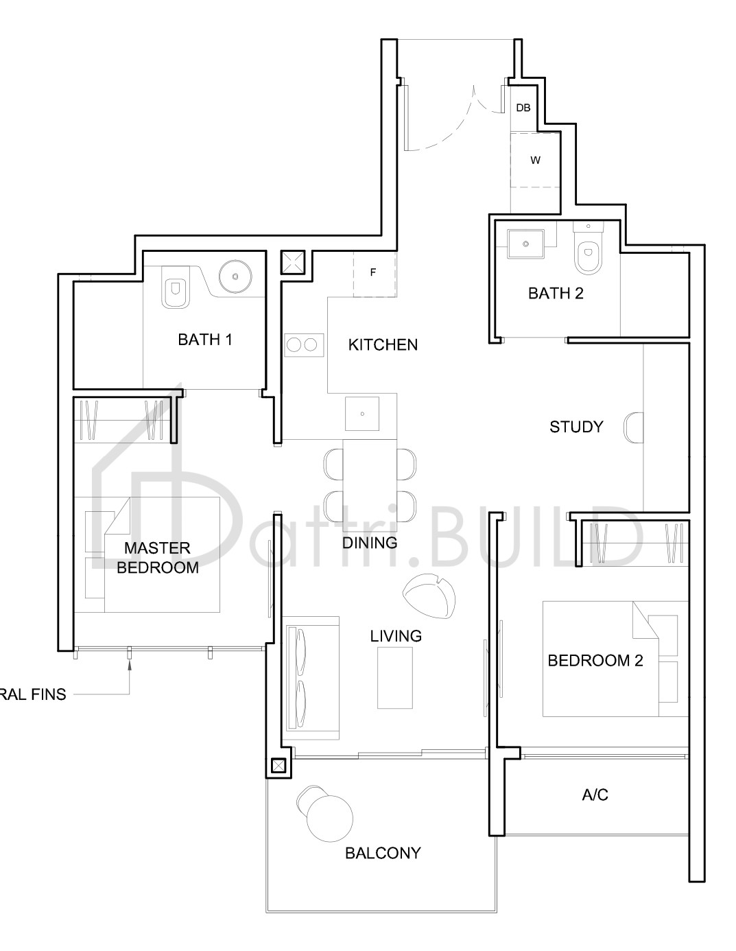 HIGH PARK RESIDENCES 2S2 floorplan (watermarked)