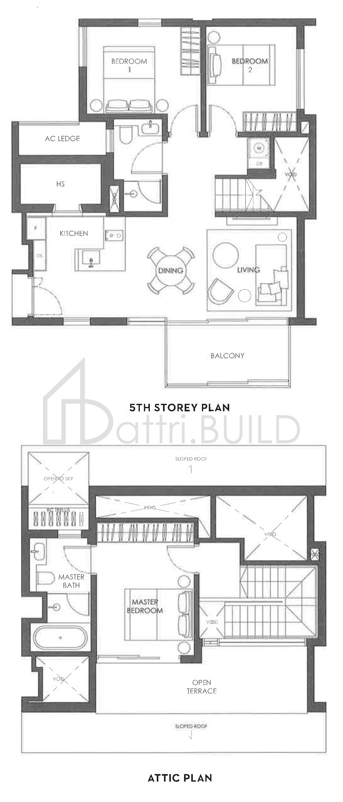 10 EVELYN PH4 floorplan (watermarked)