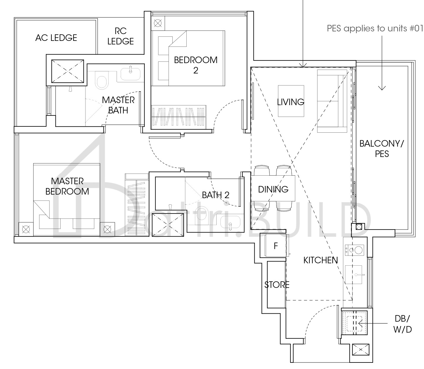 THE ANTARES B1E floorplan (watermarked)