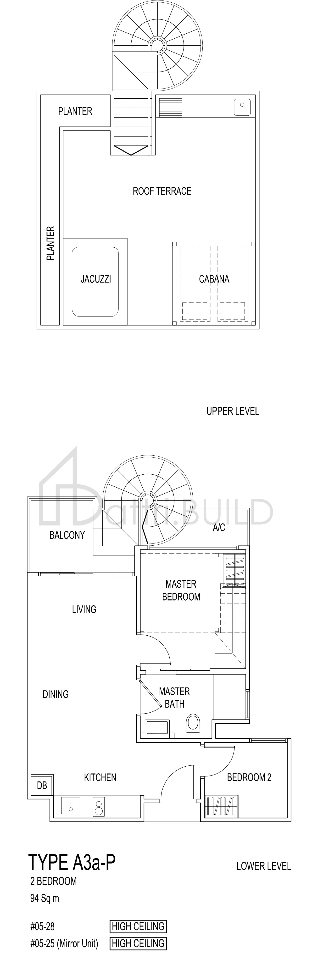 JADE RESIDENCES A3a-P floorplan (watermarked)