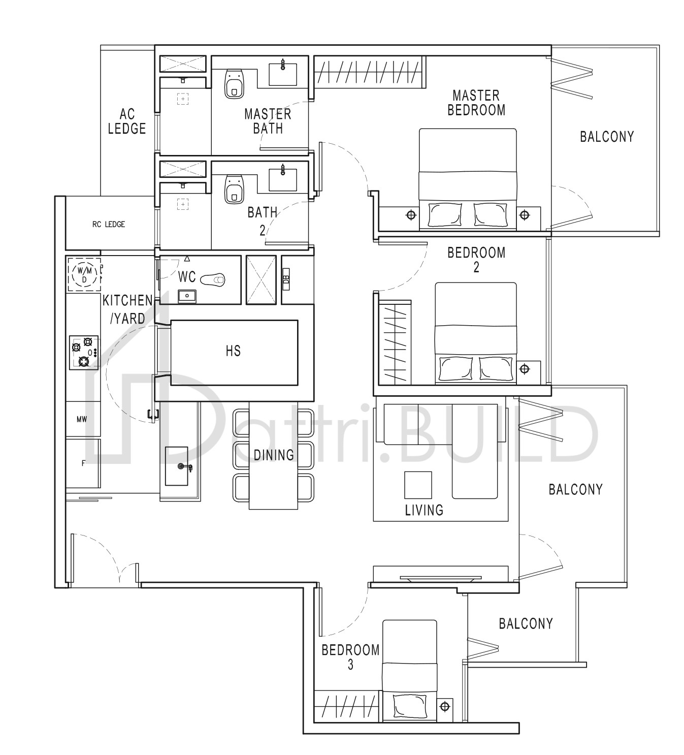 POLLEN & BLEU C3 (b1) floorplan (watermarked)