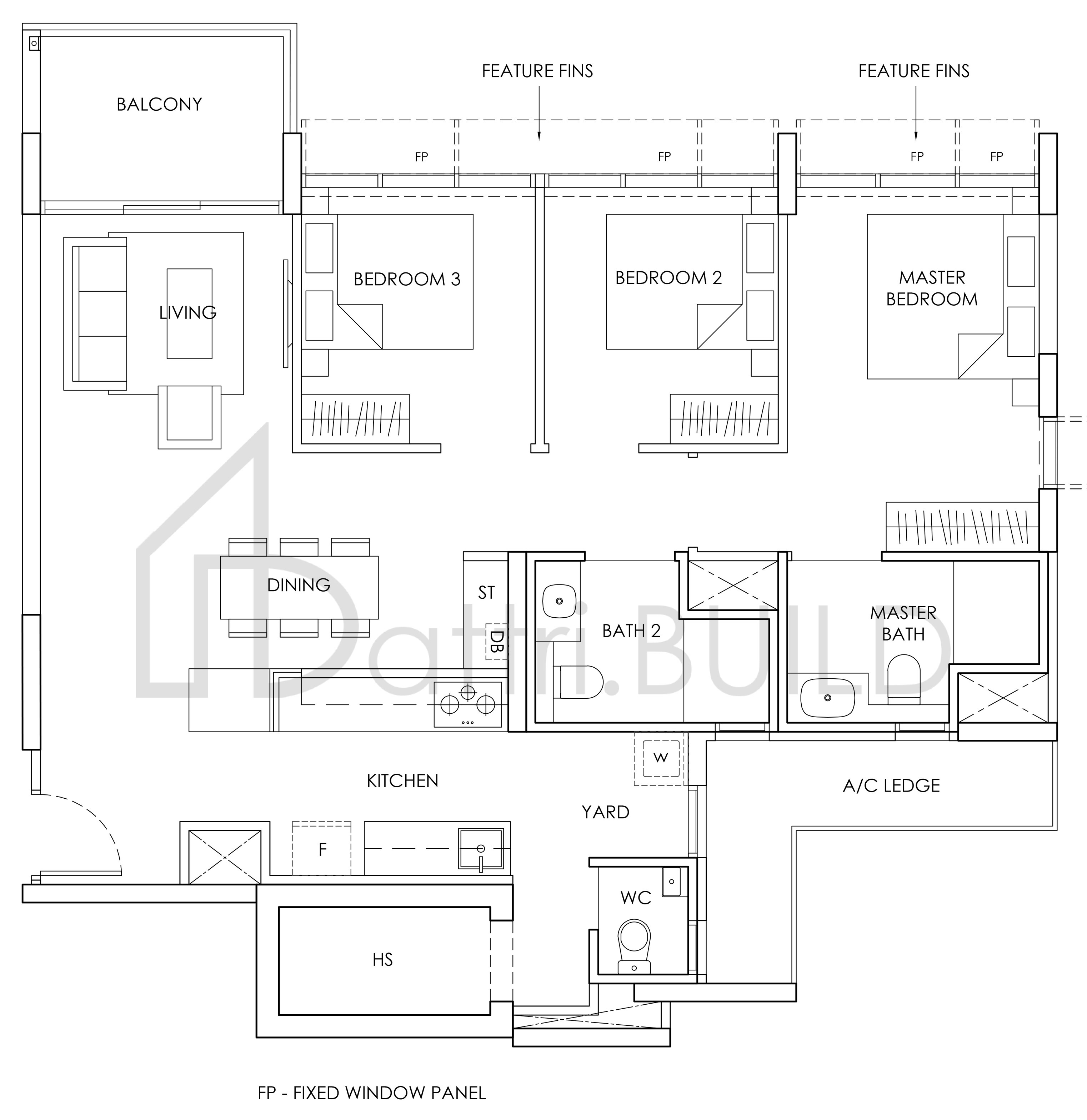 PROVENCE RESIDENCE C5a floorplan (watermarked)