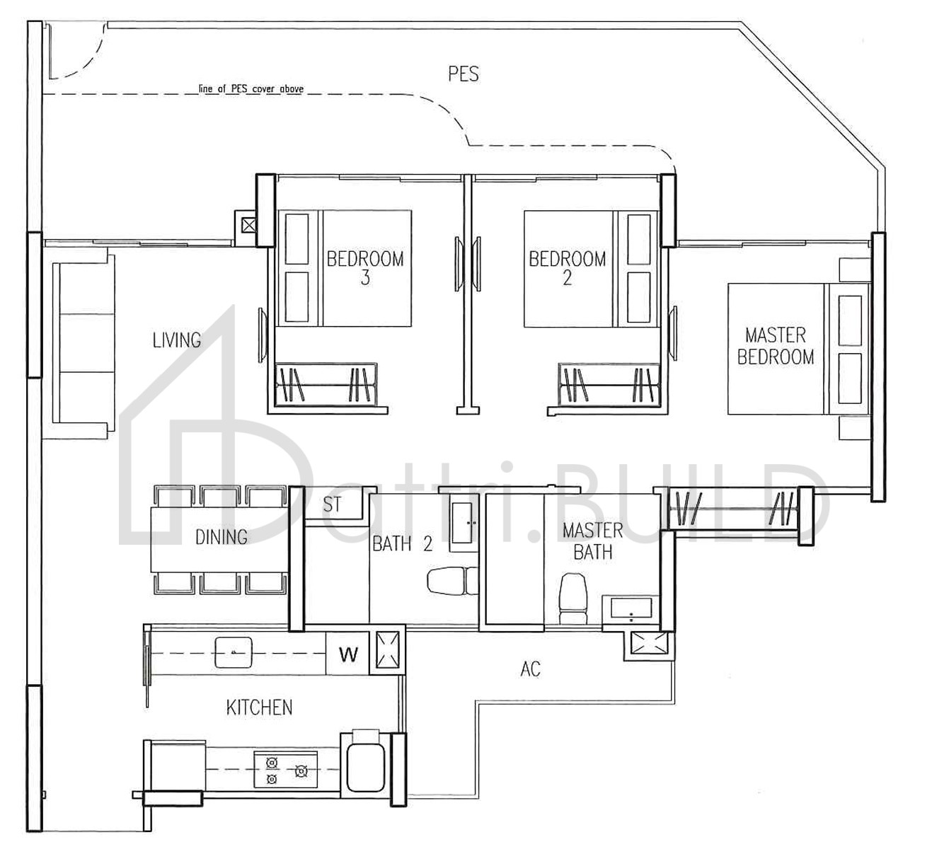 RIVERSOUND RESIDENCE C2ap floorplan (watermarked)