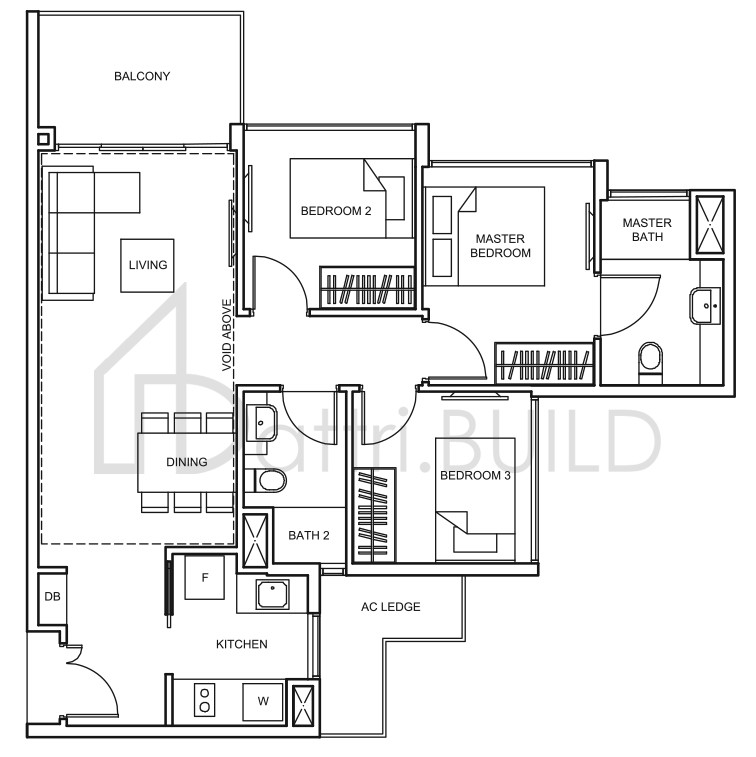 THE GLADES Cc2-L floorplan (watermarked)
