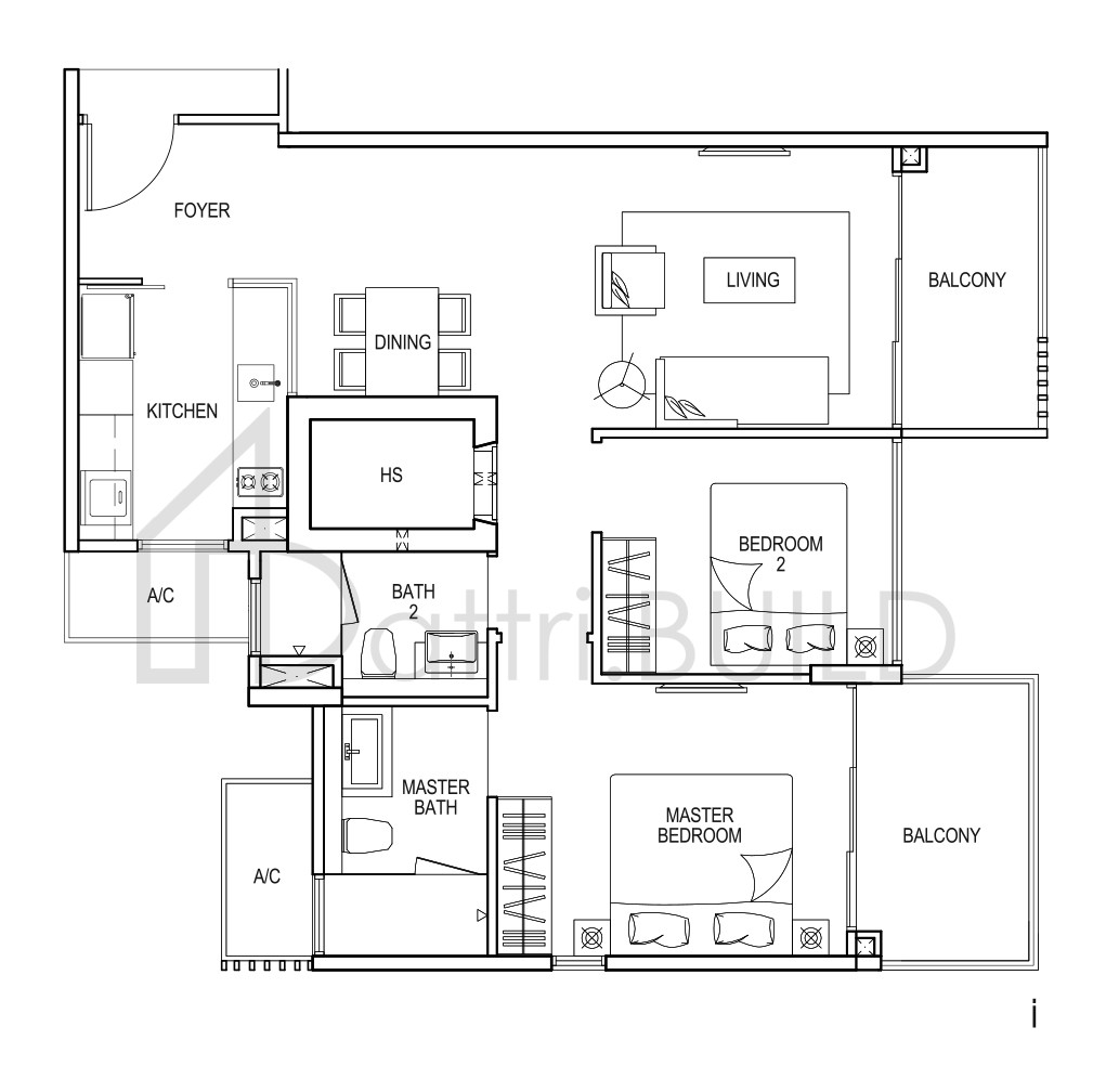 NIN RESIDENCE B1c floorplan (watermarked)