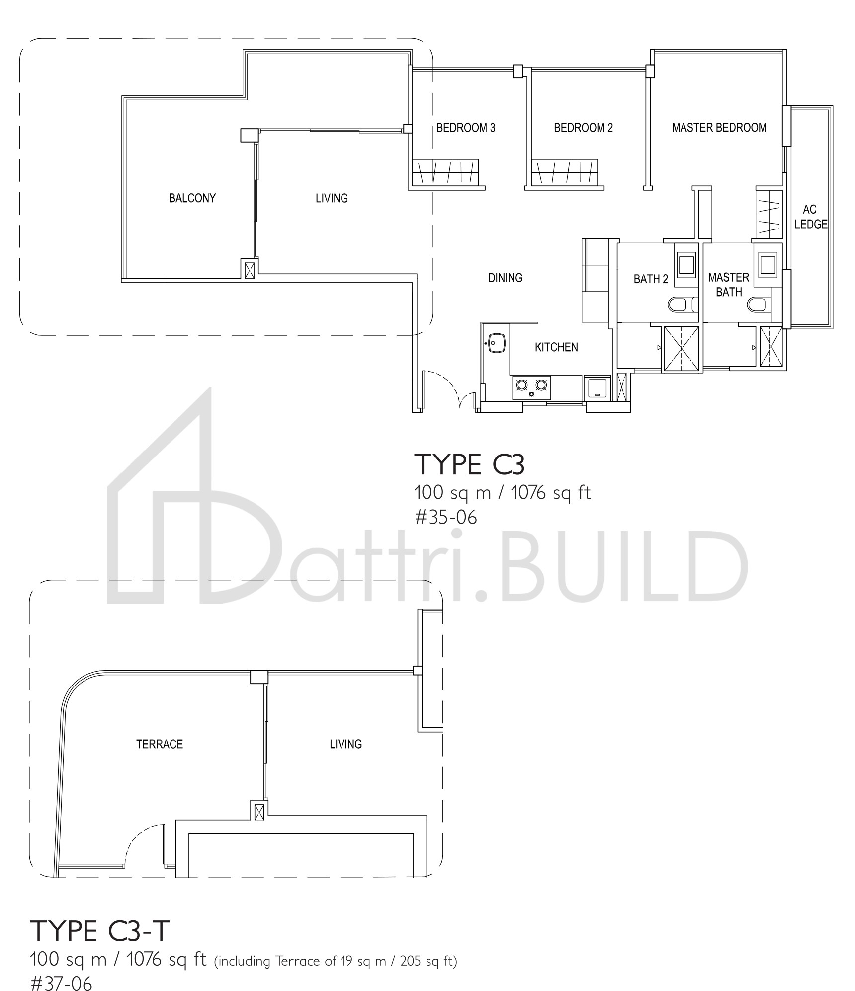 J GATEWAY C3-T floorplan (watermarked)